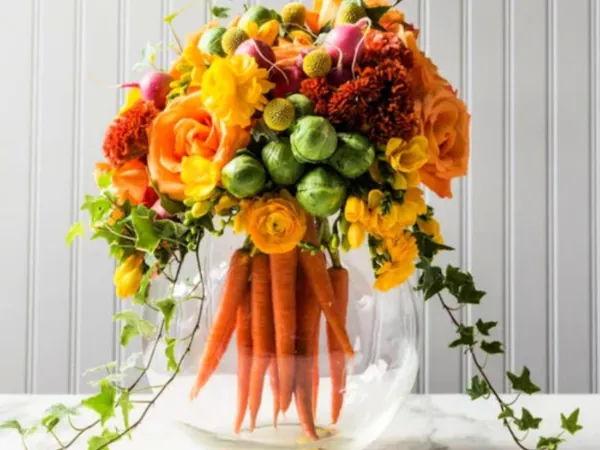 Colorful Carrot Centerpiece